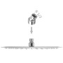 Cabezal de ducha efecto lluvia 2 pzs acero inoxidable Ø 30 cm de vidaXL, Cabezales de ducha - Ref: Foro24-275936, Precio: 44,...