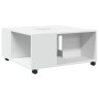 Mesa de centro madera de ingeniería blanca 80x80x40 cm en Mesas de centro | Comprar online en Foru.es