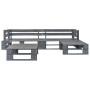 Set de muebles de palés para jardín 4 piezas madera gris de vidaXL, Conjuntos de jardín - Ref: Foro24-276316, Precio: 226,73 ...