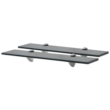 Estantes flotantes 2 unidades vidrio 8 mm 50x10 cm de vidaXL, Estantes y estanterías - Ref: Foro24-3051504, Precio: 34,22 €, ...