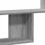 Estante de pared madera ingeniería gris Sonoma 100x15x70 cm en Estanterías | Comprar online en Foru.es