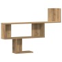 Estante de pared madera ingeniería roble artisian 100x15x70 cm en Estanterías | Comprar online en Foru.es