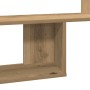 Estante de pared madera ingeniería roble artisian 100x15x70 cm en Estanterías | Comprar online en Foru.es