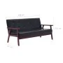 3-Piece Black Faux Leather Sofa Set by vidaXL, Sofas - Ref: Foro24-279136, Price: 455,25 €, Discount: %