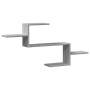 Estante de pared madera ingeniería gris Sonoma 104x15x49 cm en Estanterías | Comprar online en Foru.es