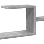 Estante de pared madera ingeniería gris Sonoma 104x15x49 cm en Estanterías | Comprar online en Foru.es