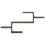 Estante de pared madera ingeniería marrón roble 104x15x49 cm en Estanterías | Comprar online en Foru.es