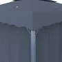 Cenador con cortina gris antracita aluminio 3x3 m de vidaXL, Carpas y cenadores - Ref: Foro24-3053378, Precio: 509,57 €, Desc...