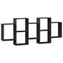 Estantería de pared madera de ingeniería negra 159x18x65 cm en Estanterías | Comprar online en Foru.es