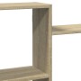 Estante de pared madera ingeniería roble Sonoma 159x18x65 cm en Estanterías | Comprar online en Foru.es