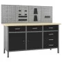 Banco de trabajo con cuatro paneles de pared de vidaXL, Mesas de trabajo - Ref: Foro24-3053430, Precio: 636,15 €, Descuento: %
