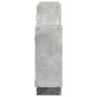 Estante de pared madera ingeniería gris hormigón 159x18x65 cm en Estanterías | Comprar online en Foru.es