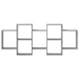 Estante de pared madera ingeniería gris Sonoma 159x18x65 cm en Estanterías | Comprar online en Foru.es