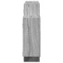 Estante de pared madera ingeniería gris Sonoma 159x18x65 cm en Estanterías | Comprar online en Foru.es