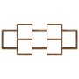 Estantería de pared madera ingeniería envejecida 159x18x65 cm en Estanterías | Comprar online en Foru.es