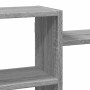 Estante de pared madera ingeniería gris Sonoma 129x18x42 cm en Estanterías | Comprar online en Foru.es