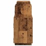 Estantería de pared madera ingeniería envejecida 129x18x42 cm en Estanterías | Comprar online en Foru.es