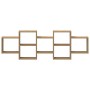 Estante de pared madera ingeniería roble artisian 129x18x42 cm en Estanterías | Comprar online en Foru.es