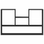 Estantería de pared madera de ingeniería negro 99x15x60 cm en Estanterías | Comprar online en Foru.es