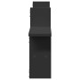 Estantes de pared 2 uds madera ingeniería negro 38x12x38 cm en Estanterías | Comprar online en Foru.es