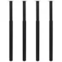 Patas de mesa telescópicas 4 unidades negro 710 mm-1100 mm de vidaXL, Patas para mesas - Ref: Foro24-3051488, Precio: 92,99 €...