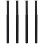 Patas de mesa telescópicas 4 unidades negro 710 mm-1100 mm de vidaXL, Patas para mesas - Ref: Foro24-3051488, Precio: 90,93 €...