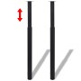 Patas de mesa telescópicas 4 unidades negro 710 mm-1100 mm de vidaXL, Patas para mesas - Ref: Foro24-3051488, Precio: 90,93 €...