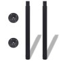 Patas de mesa telescópicas 4 unidades negro 710 mm-1100 mm de vidaXL, Patas para mesas - Ref: Foro24-3051488, Precio: 90,93 €...