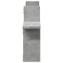 Estantes pared 2 uds madera ingeniería gris hormigón 38x12x38cm en Estanterías | Comprar online en Foru.es