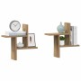 Estantes pared 2 uds madera ingeniería artisian 38x12x38 cm en Estanterías | Comprar online en Foru.es