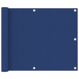 Toldo para balcón tela oxford azul 75x500 cm en Sombrillas | Comprar online en Foru.es