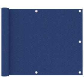 Toldo para balcón tela oxford azul 75x500 cm en Sombrillas | Comprar online en Foru.es