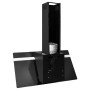 Campana extractora pared acero y vidrio templado negro 90 cm de vidaXL, Extractores - Ref: Foro24-51673, Precio: 236,36 €, De...
