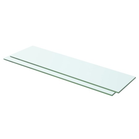 Estantes 2 unidades panel de vidrio transparente 60x12 cm de vidaXL, Estantes y estanterías - Ref: Foro24-3051562, Precio: 25...