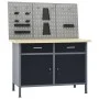 Workbench with three wall panels by vidaXL, Work tables - Ref: Foro24-3053428, Price: 388,72 €, Discount: %