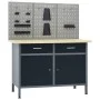 Workbench with three wall panels by vidaXL, Work tables - Ref: Foro24-3053428, Price: 388,72 €, Discount: %