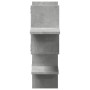Estante pared madera ingeniería gris hormigón 124,5x18x60,5 cm en Estanterías | Comprar online en Foru.es