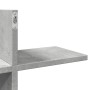 Estante pared madera ingeniería gris hormigón 124,5x18x60,5 cm en Estanterías | Comprar online en Foru.es