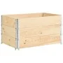 Arriates de madera maciza de pino 3 unidades 50x100 cm de vidaXL, Maceteros y jardineras - Ref: Foro24-3055165, Precio: 120,0...
