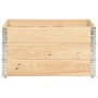 Arriates de madera maciza de pino 3 unidades 50x100 cm de vidaXL, Maceteros y jardineras - Ref: Foro24-3055165, Precio: 120,3...