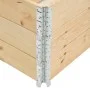 Arriates de madera maciza de pino 3 unidades 50x100 cm de vidaXL, Maceteros y jardineras - Ref: Foro24-3055165, Precio: 120,0...