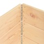 Arriates de madera maciza de pino 3 unidades 50x100 cm de vidaXL, Maceteros y jardineras - Ref: Foro24-3055165, Precio: 120,3...