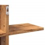 Estante de pared madera ingeniería envejecida 124,5x18x60,5 cm en Estanterías | Comprar online en Foru.es