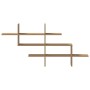 Estante pared madera ingeniería roble artisan 124,5x18x60,5 cm en Estanterías | Comprar online en Foru.es