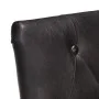 Sillas de comedor 4 unidades cuero auténtico de cabra negro de vidaXL, Sillas de comedor - Ref: Foro24-3056699, Precio: 714,5...