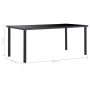 Juego de comedor 9 piezas cuero sintético blanco de vidaXL, muebles para cocinas y comedores - Ref: Foro24-3053086, Precio: 8...