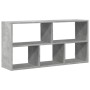 Estantería de pared madera ingeniería gris hormigón 100x25x50cm en Estanterías | Comprar online en Foru.es