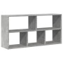 Estantería de pared madera ingeniería gris hormigón 100x25x50cm en Estanterías | Comprar online en Foru.es