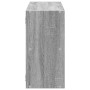 Estantería de pared madera ingeniería gris Sonoma 100x25x50 cm en Estanterías | Comprar online en Foru.es