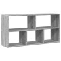 Estantería de pared madera ingeniería gris Sonoma 100x25x50 cm en Estanterías | Comprar online en Foru.es